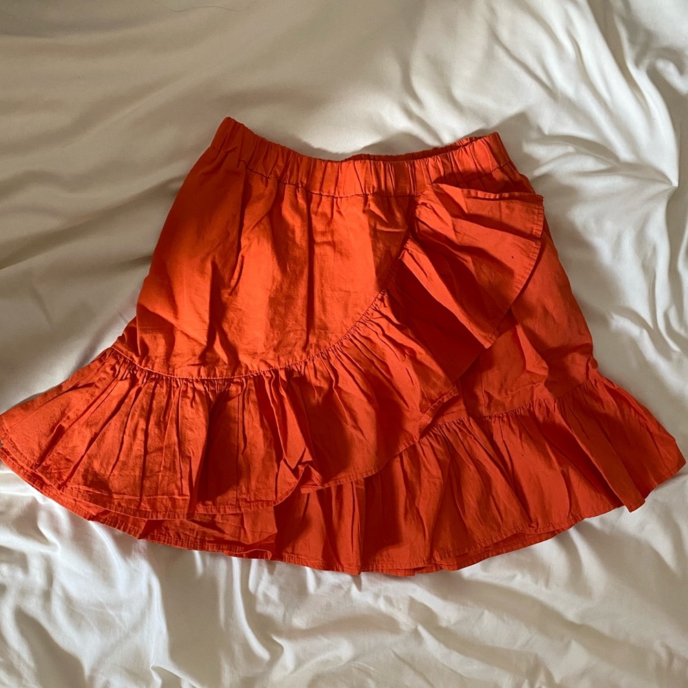 Ruffled Mini Skirt
